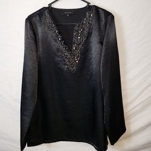 NWT Jones New York Black Top